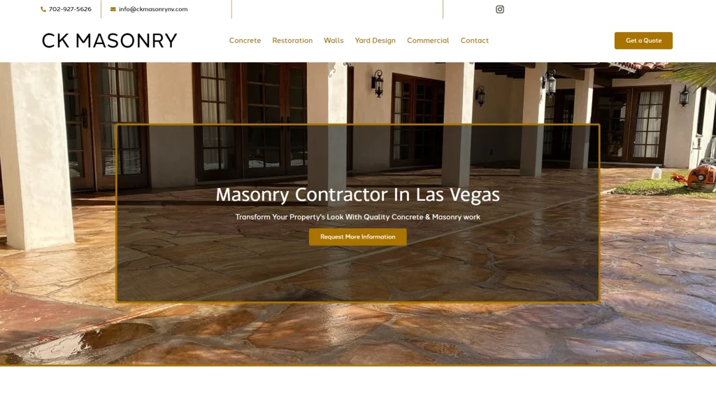 ck masonry website